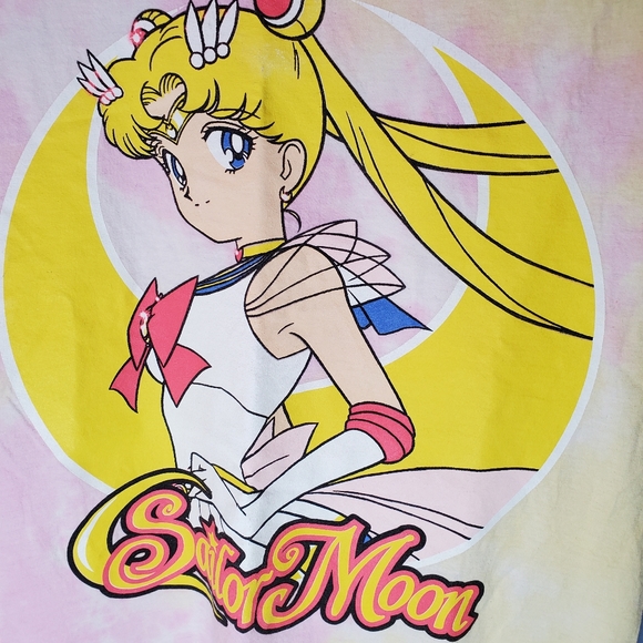 sailor moon tie dye shirt Woman Size M - Picture 2 of 3
